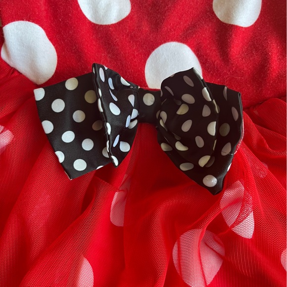 Disney Minnie Mouse Dress with bodysuit/tulle skirt - 18 - 24 months - Picture 5 of 6